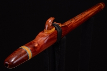 Eastern Red Cedar Native American Flute, Minor, Mid A-4, #G10F